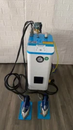 4KW Electric Steam Boiler Industrial Ironing Machine with Double Irons - Image 2