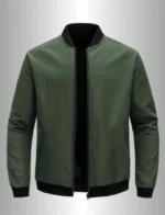 2024 Spring and Autumn New Baseball Collar Short Loose Solid Color Jacket Men's Business Casual Thin Coat Trend - Image 9