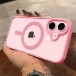 Luxury For Magsafe Transparent Case For iPhone 17 16 15 14 13 12 11 Pro Max Mini 17 Air Magnetic Wireless Charge Bumper Cover