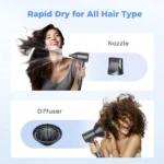 120000 RPM Hair Dryer Negative Ionic Blow Dryer Brushless Motor 40M/S Fast Drying High-Speed Low Noise Thermo-Control Hairdryer - Image 5