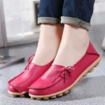 Shoes for Women Moccasins Flats  Woman Loafers Genuine Leather