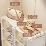 Multi Layer Shoe Storage Rack Adjustable Storage Cabinet Space Saving Corner Storage Shelf Simple Shoe Rack Economical Shoe Rack