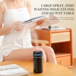250ML Car Air Humidifier Portable Mini Spray Mist Humidifier with LED Light USB Powered Essential Oil Difffor Bedroom and Travel - Image 4