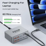 330W USB C GaN Charger 100W PD3.0 PPS QC3.0 Multiport