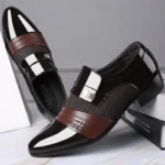 Large Size Fashionable Men's Office Formal Shoes Low Cut Daily Comfortable Pointed Multifunctional Men's Wedding Men's Shoes - Image 2