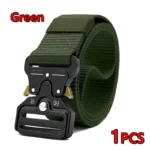 Best Men’s Tactical Belt Versatile Outdoor Hunting Canvas Belt Golf Combat Survival High Quality Canvas Nylon Sport Belt for Man
