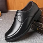 Men's Formal Skin Shoes Casual Fashion Men Sneakers Social Elegant Trend Flat Zapatos Spring Autumn New Men's Business Shoes - Image 3