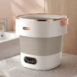 15L Portable Mini Washing Dryer Machine Collapsible Spinner for Socks Underwear Panties - Travel & Apartment Friendly Laundry - Image 7