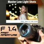 SIRUI AURORA 85mm F1.4 Full-frame Autofocus Lens Portrait Macro Telephoto Cine Camera Lens For Sony E,FUJI X, NIKON Z, L Mount - Image 2