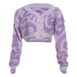 Weird Puss y2k Sweet Cardigan Sweater Women V-Neck Button Autumn Stylish Casual Long Sleeve - Image 11