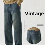 Stitching Men's Autumn Jeans Fashion