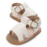 Fashionable 0-18M Baby Sandals With PU Upper High-Quality Soft Sole Anti Slip Exposed Toes Summer Outdoor First Walk - Image 3