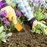 Durable garden wristband weeding machine with sturdy V-shaped fork tips, convenient for weeding and removing soil