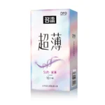 45mm Ultra Tight and Thin Condom For Men Hyaluronic Acid Condoms Water Soluble Lubrication - Image 2