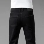 Luxury Men's White Slim Jeans Spring Summer New 98% Cotton Stretch - Image 8