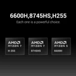 FIREBAT U6B 16 Inch Laptop Ryzen7 8745HS/ H255/R5 6600H CPU DDR5 16GB RAM 512GB ROM 2.5K Wifi6 BT5.2 Gamer Bussiness Notebook - Image 2