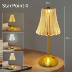 Rechargeable Crystal LED Table Lamp Touch Sensor Desk Light 3 Color Dimmable For Bedroom Bar Hotel Atmosphere Room Decor Lightin - Image 9