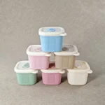1PC Silicone Baby Food Storage Containers 120ml Reusable Infant Preportion Food Puree Snack Pots Freezer Safe Baby Feeding Boxes - Image 6