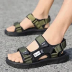 A Pair of Men's New Summer Casual Shoes, Fashionable Sports Trendy Wear-Resistant Sandals, Cool Beach Shoes - Image 8