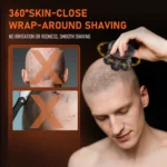 MAXGROOM 7D Electric Shaver For Man Blad Hair Trimmer Waterproof Head Shaver Beard Trimmer USB Rechargeable Head Shaving Machine - Image 6