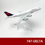 6Inch 15CM Boeing 737 747 757 767 777 787 Diecast Airplane Model For Gift Collection - Image 33