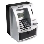 Cash Coins Saving Box Christmas Gift Password Money Box Electronic Piggy Bank Automatic Deposit Banknote ATM Bank Safe Box ATM