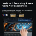 BYONE Dual Screen Gaming Laptop Computer 64GB/32GB/16GB DDR4 RAM 1TB/2TB/4TB SSD Intel 10th Gen Windows 11 Notebook Touch Laptop - Image 3