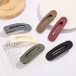 Fashion Matte Flat Hair Clips Duck Billed Clips  Accessories Matte Hairpins Hairgrips Bangs Barrettes Girls Hair Accessories - Image 4