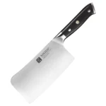 XINZUO Premium Modern 1-8PCS Din 1.4116 Stainless Steel Chef, Santoku, Utility & Paring Knife Set with Black Ebony Handles