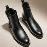 Classic Designer Men Chelsea Boots Slip On Pointed Toe Luxury Middle Ankle Short Leather Boots Men Fashion Business Dress Shoes - Image 4