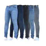 Men Casual Pants Stretch Jeans Skinny
