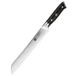 XINZUO Premium Modern 1-8PCS Din 1.4116 Stainless Steel Chef, Santoku, Utility & Paring Knife Set with Black Ebony Handles