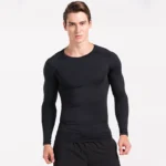 Compression Running Top Men Long Sleeve Shirt For Male Gym Clothing Quick Dry Sportswear Fitness Tee Training Workout Muscle Top - Image 5