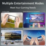 ANBERNIC RG CubeXX & RG40XX H & RG35XX H Retro Handheld Game Console H700 Linux  64-bit 5000 Video Games Supports WIFI Bluetooth