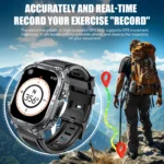 EIGIIS 2024New Smart Watch Men 3ATM Waterproof 2.02″S320B With Compass And LED Flashlight Sports And Fitness Tracking Heart Rate