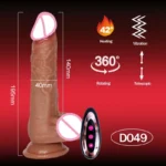 Realistic Dildo Telescopic Vibrator Sexy Adult Vagina Masturbation Female Male Anal - Image 13
