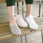 1/5/10/20 Pairs Summer Autumn Boat Socks For Men Women Non-slip Silicone Invisible Cotton Socks Male Ankle Sock Slippers - Image 5