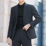 Blazer's New Men's Fashion Outdoor Travel Youth Wedding Campus Slimming Casual Korean-style Cool and Stylish Formal Wear Blazer - Image 6