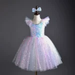 Summer Stage Girl Dress Tutu Ballerine Dance Kids Ballet Leotards Party Baby Dresses Outfit Ballet Girls Clothing Vestidos - Image 23