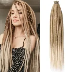 24 Inch Synthetic Dreadlock Hair Extensions Single Ended Soft Dreads Locks Hippie Style Dreadlock for Women