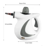 Handheld Steam Cleaner Portable 1050W 3.0 Bar 239°F 15 Mins Continuous Steam for Car Interior Upholstery Cleaning Home Appliance - Image 2