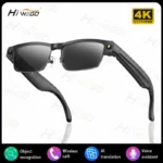 Hiwego New AI 4k Camera Smart Sunglasses Bluetooth Voice Call Music Smart Video Sound Record Translation Anti-Blue Light Glasses - Image 9
