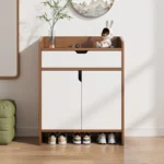 Multi-functional Shoe Cabinet Household Door Corridor Storage Locker Small Unit Entry Entrance Cabinet Dust-proof Shoe Rack - Image 2