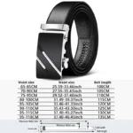 Men Belts Automatic Buckle Belt Genune Leather High Quality Belts For Men Leather Strap Casual  Buises  for Jeans - Image 22