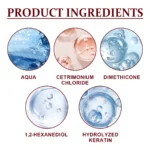 Smoothing Hair Conditioner Hair Leave-In Conditioner Wash-Free Film Frizz Hair Conditioner Care Anti Frizz-Improving Moisturizer - Image 3