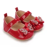Spring and Autumn Fashion Baby Shoes 0-1 Year Old Girl Cute Bow Princess Shoes Soft Rubber Bottom Lightweight Walking Shoes - Image 11