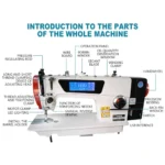 220V Automatic Thread Trimming and Sewing Machine Computer Flat Car Industrial Sewing Machine Thick and Thin High Speed