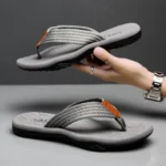 Men's Flip-Flops Waterproof Non-Slip Soft Sole Comfortable Slip-On Sandals - Image 6