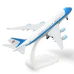 20CM scale aircraft	747 Air Force One toys boy Metal Diecast Airplane Model kit (with Stand) Aviation Hobbyist Collectible Gift - Image 6