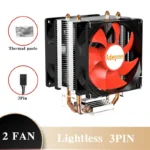 CPU Air Cooler X79 X99 3Pin PWM 4Pin Quiet Processor Cooling Fan For Intel LGA 1151 1155 1200 1700 2011 AMD AM3 AM4 PC Radiator - Image 14
